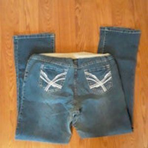 Belly Go Round Maternity Blue Jeans Size XL